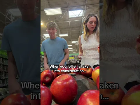 POV: You're grocery shopping with your wife