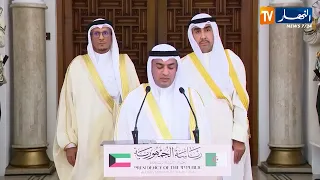 رئيس الجمهورية يتسلم أوراق اعتماد السفير الكويتي الجديد بالجزائر