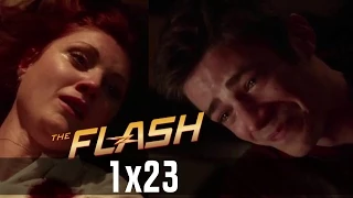 the flash 1x23 barry runs back in time to save his mother but future barry stops him