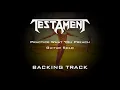 Testament "Practice What You Preach" Guitar Solo Backing Track in E Tuning