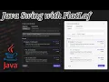 Java Swing with FlatLaf - Design UI Database Plan