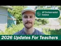 2026 APES Teacher Updates Free Resources