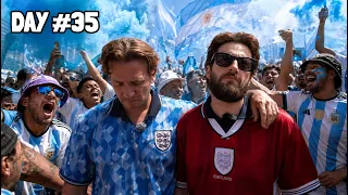 We Watched the England Game with Crazy Argentinian Fans! | Day 35 of 39 IN A STATE