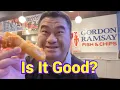 I Try GORDON RAMSAY FISH CHIPS at Times Square New York City