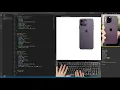 ASMR Programming - Back of iPhone 14 pro max with CSS