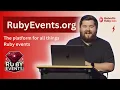 Marco Roth - RubyEvents org The platform for all things Ruby events