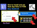 How to Install Use Hack App Data in F1VM No Root
