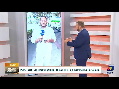 Crime brutal em Itapema: homem quebra perna da sogra e tenta atirar esposa da sacada