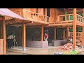 Download Lagu Build a wooden house, Design and build a beautiful bedroom under the floor - Build a new life