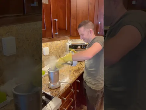 Steam Cleaning My Disgusting Blender