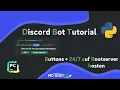 MC-HOST24 Wie erstelle ich Buttons und hoste meinen Bot - Python Discord Bot Tutorial S01