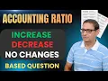 Accounting Ratios Class 12th Accounts no change Based Question