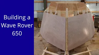 S2E11 Plywood goes on the Hull || Breaking a plywood scarf joint || Building a Wave Rover 650