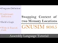 Program to swapping two numbers in Memory Locations in 8085 Assembly Language Tutorial