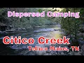 Citico Creek Dispersed Camping Tellico Plains Vonore TN Boondocking Dry Camping