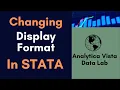 20 How to Change Variable Display Format in Stata Quick Tutorial