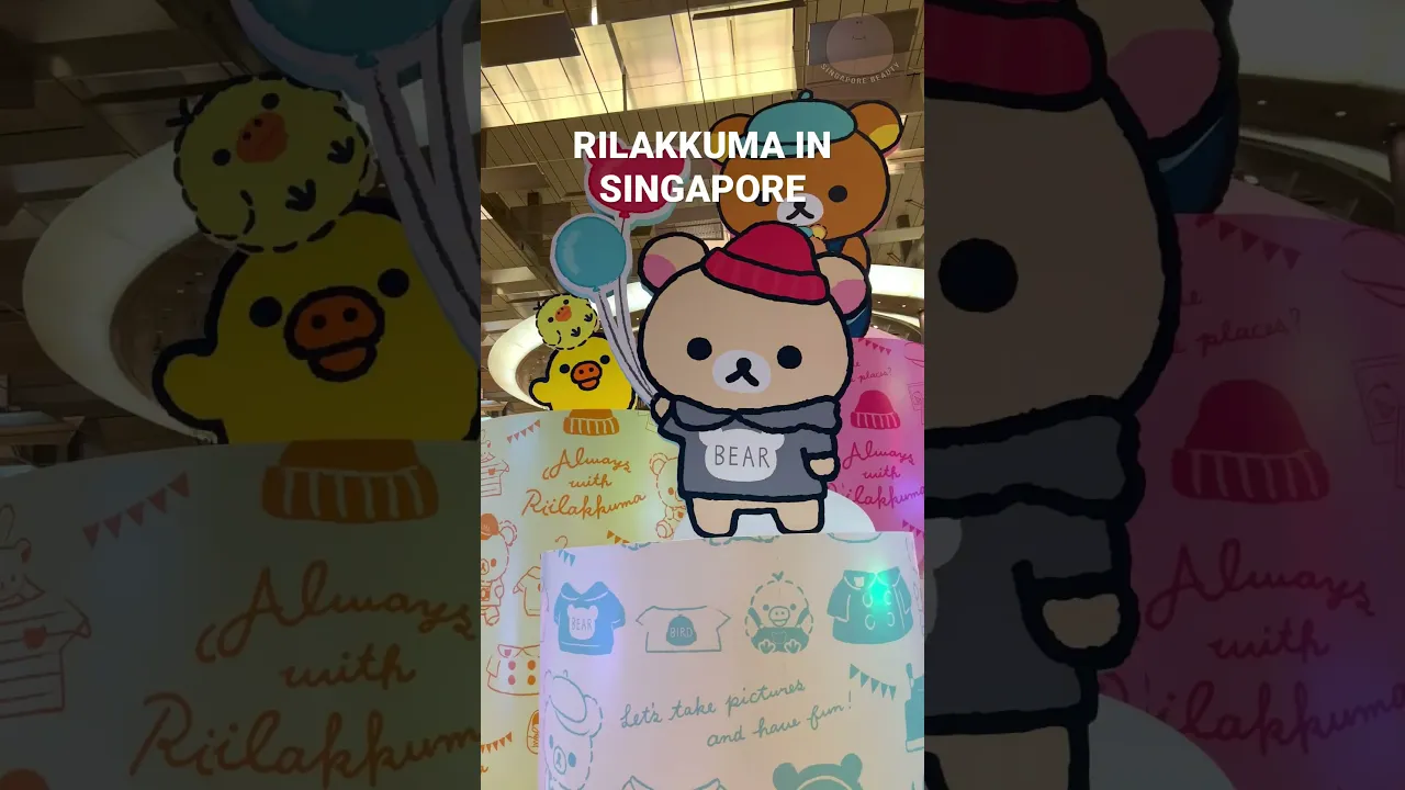 Rilakkuma in Singapore Changi Airport