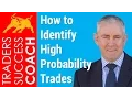 How To Identify High Probability Trades -