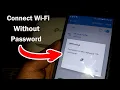 Connect to WiFi Without Password Using WPS Push Button