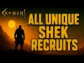 All Unique Shek Recruits - Kenshi