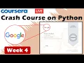 Crash Course on Python Coursera Week 4 - Full solved Google IT Automation with Python 2020