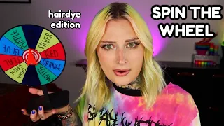 SPIN THE WHEEL HAIR DYE GAME
