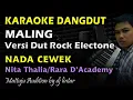 Karaoke Dangdut Maling || Nada Cewek