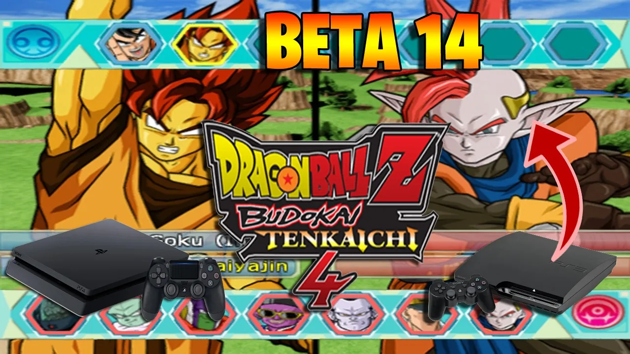 Dragon Ball Z Budokai Tenkaichi 4 (Beta 14) PARA PS3 PKG 🎮❤️