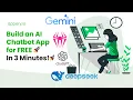 Build an AI Chatbot App for Free in Minutes