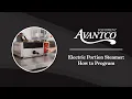 Avantco Digital Portion Steamer Programming Tutorial