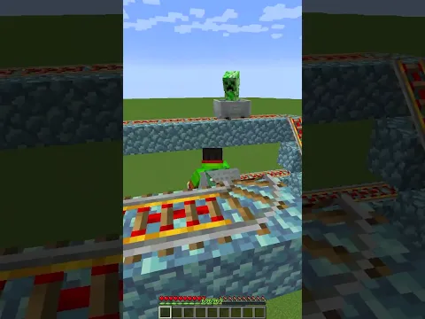 Minecraft EXPLOSIVE Creeper Race 😂 #shorts #minecraft