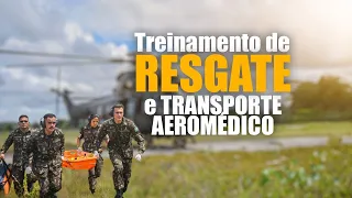 Treinamento de Resgate e Transporte Aeromédico