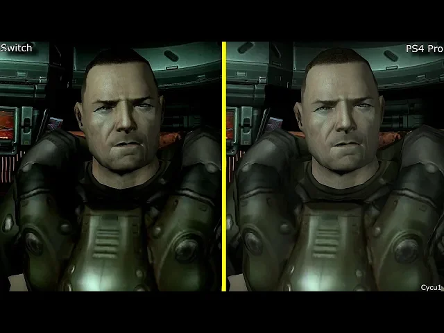 DOOM 3 Nintendo Switch vs PS4 Pro Graphics Comparison