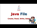 Java Tutorial File create read write and delete operation