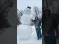 Building the Perfect Snowman Creative Snow Sculpture Art