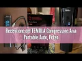 Download Lagu Recensione del TEMOLA Compressore Aria Portatile Auto, Potente Compressore Auto Senza Fili con Luce