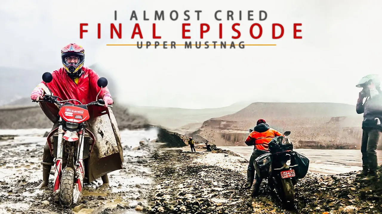 I Cannot Ride any more Upper Mustang  dangerous landslide