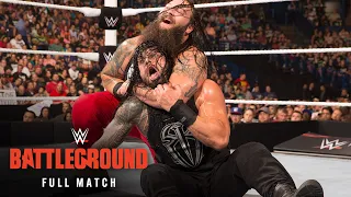FULL MATCH Bray Wyatt Vs Roman Reigns WWE Battleground 2015 
