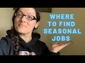 10 websites to find seasonal jobs
