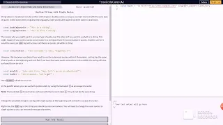 Quoting Strings with Single Quotes