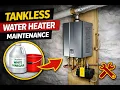 Rinnai Tankless Water Heater Maintenance RU199iN Full Service Combustion Test