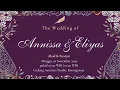 Lagu Live - The Wedding of Annissa \u0026 Eliyas - Gedung Aeromax Studio - Minggu, 16 November 2025