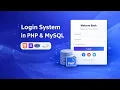 PHP Login System Using MySQL XAMPP Complete Login Form Tutorial for Beginners