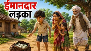 गरीब लड़के को सड़क पर मिला पैसों से भरा बैग 😱|ईमानदारी का ऐसा फल मिला कि सब हैरान रह गए| Moral Story