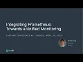checkmk conference Integrating Prometheus in Checkmk