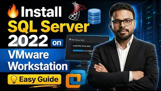 Install SQL Server 2022 on VMware Workstation Easy Guide Beginner Tutorial