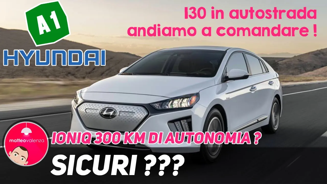 Hyundai Ioniq in autostrada: 149 km consumano il 72% della batteria