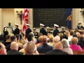 Navy retirement flag detail