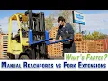 Manual Reachforks vs Fork Extensions What s Faster