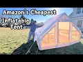 I Tried Amazon s Cheapest Inflatable Hot Tent Is It Worth It